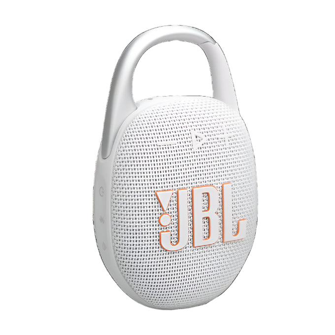 JBL Clip 5 Ultra-BT Speaker, Portable Waterproof, up to 12 hours of battery life, White