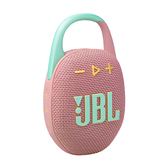 JBL Clip 5 Ultra-BT Speaker, Portable Waterproof, up to 12 hours of battery life, Pink