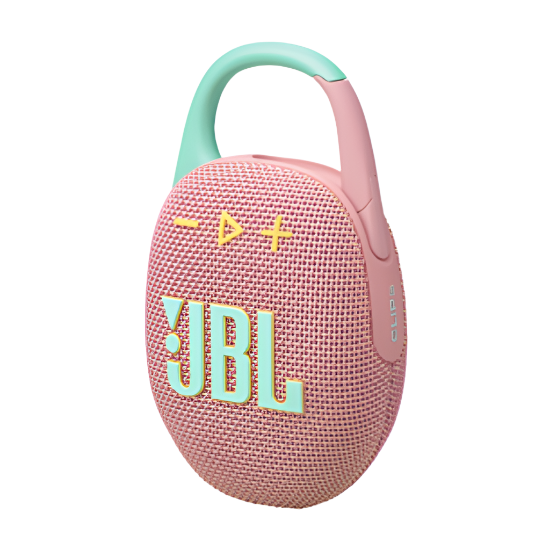 JBL Clip 5 Ultra-BT Speaker, Portable Waterproof, up to 12 hours of battery life, Pink