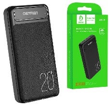 DP39/Vdenmenv Power bank 20000 Mah - Dual USB DC5V/2.1A - Type C input - LED Display 2.1A