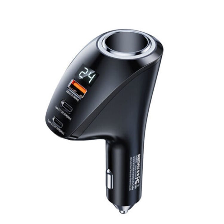 Remax Warriors Series 3 In 1 Car Digital Cigarette Lighter, 88.5Watts