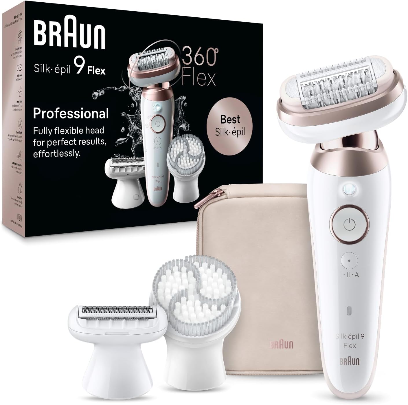 Braun Woman's Braun Silk-épil Series Epilator, 179Gr, White