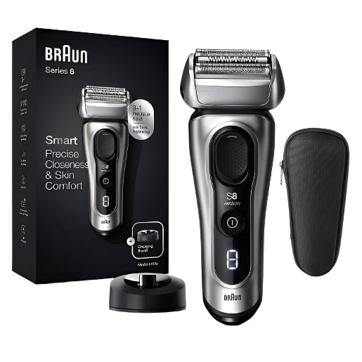 SHAVER 8413S GREY BOX/BRAUN SHAVER Helps to capture more hair: this shaver uses Braun's unique Sonic BRAUN / HAIR CARE