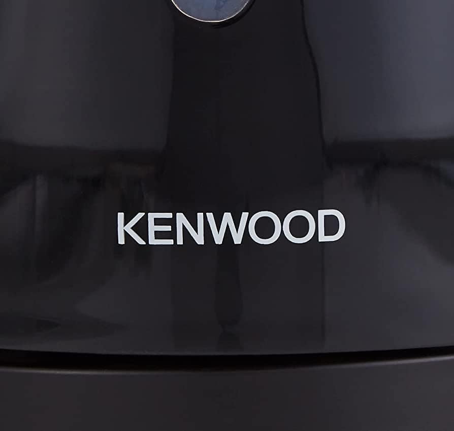 Kenwood logo on a black background