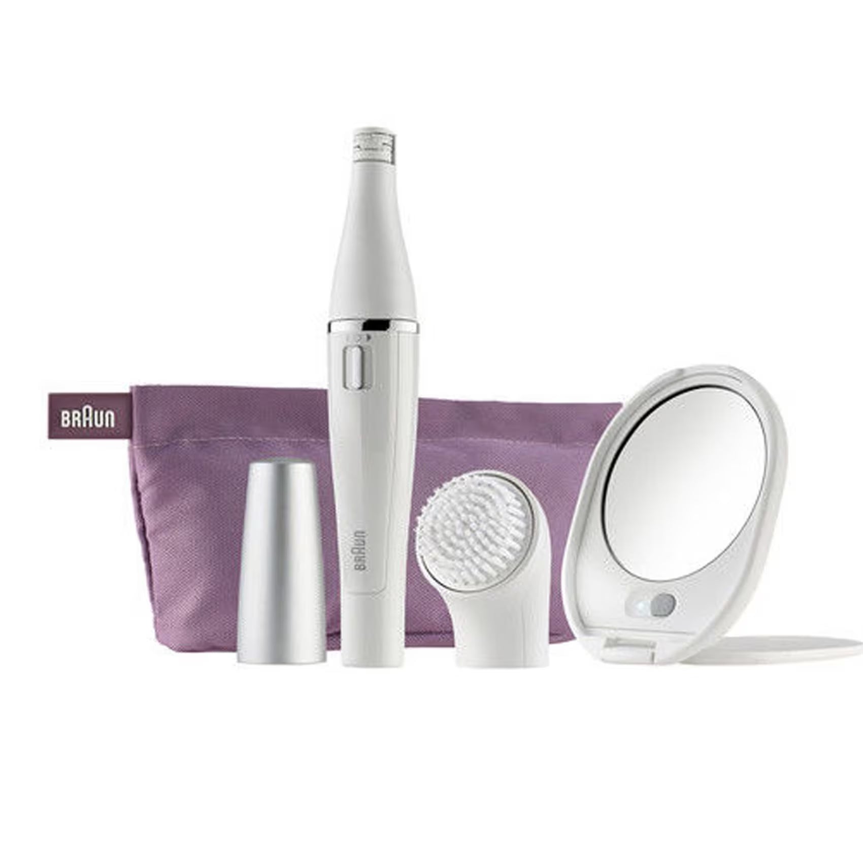 SE830/Braun FACE epilator Slim epilator head for ultimate precisionSonic facialh EPILATOR / WITH FACE SPA / WHITE