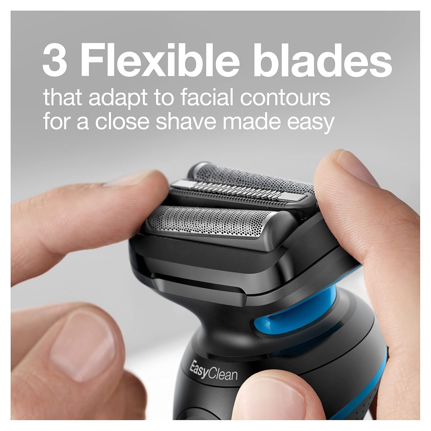 BRAUN Shaver Black, Close shaving made easy