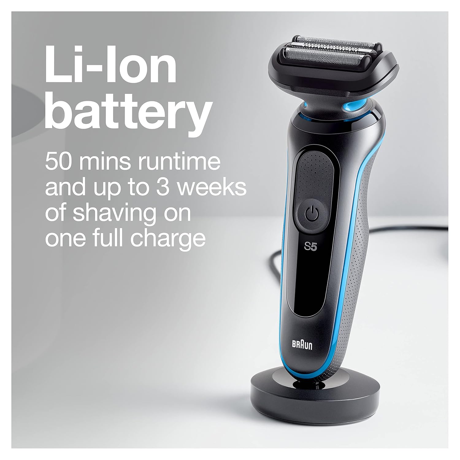 BRAUN Shaver Black, Close shaving made easy