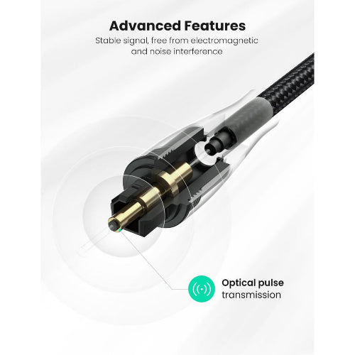 AV108-1.5m / UGREEN Toslink Optical Audio Cable 1.5m-6957303815425 1.5 METER