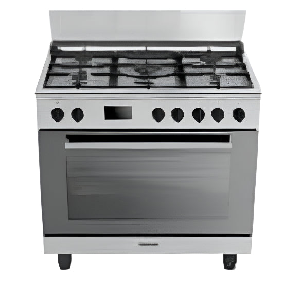 G3 FERRARI Free Stand Cooker, 90Cm, 5Burners, Stainless Steel