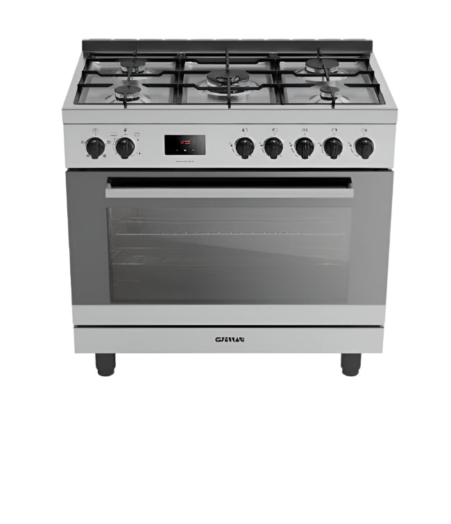 G3 FERRARI Free Stand Cooker, 90Cm, 5Burners, Stainless Steel