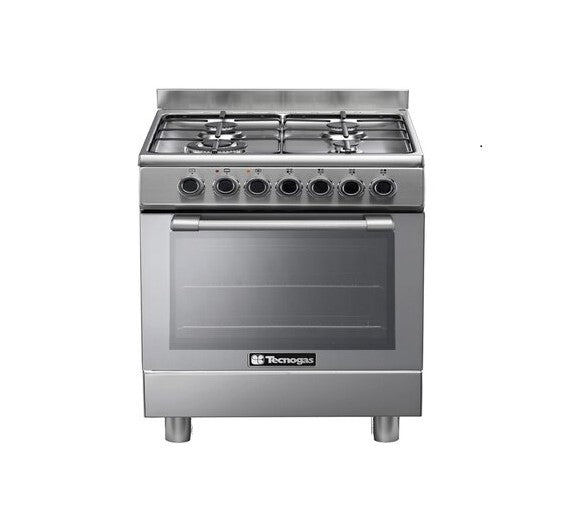 P3X96G5 VC/TECNOGAS Free stand cooker Sy Stainless steel 3 glasses thermos stop