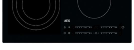 AEG Built in Hob A, 4Cooking Zones, Direct Touch Control, 60Cm, Black