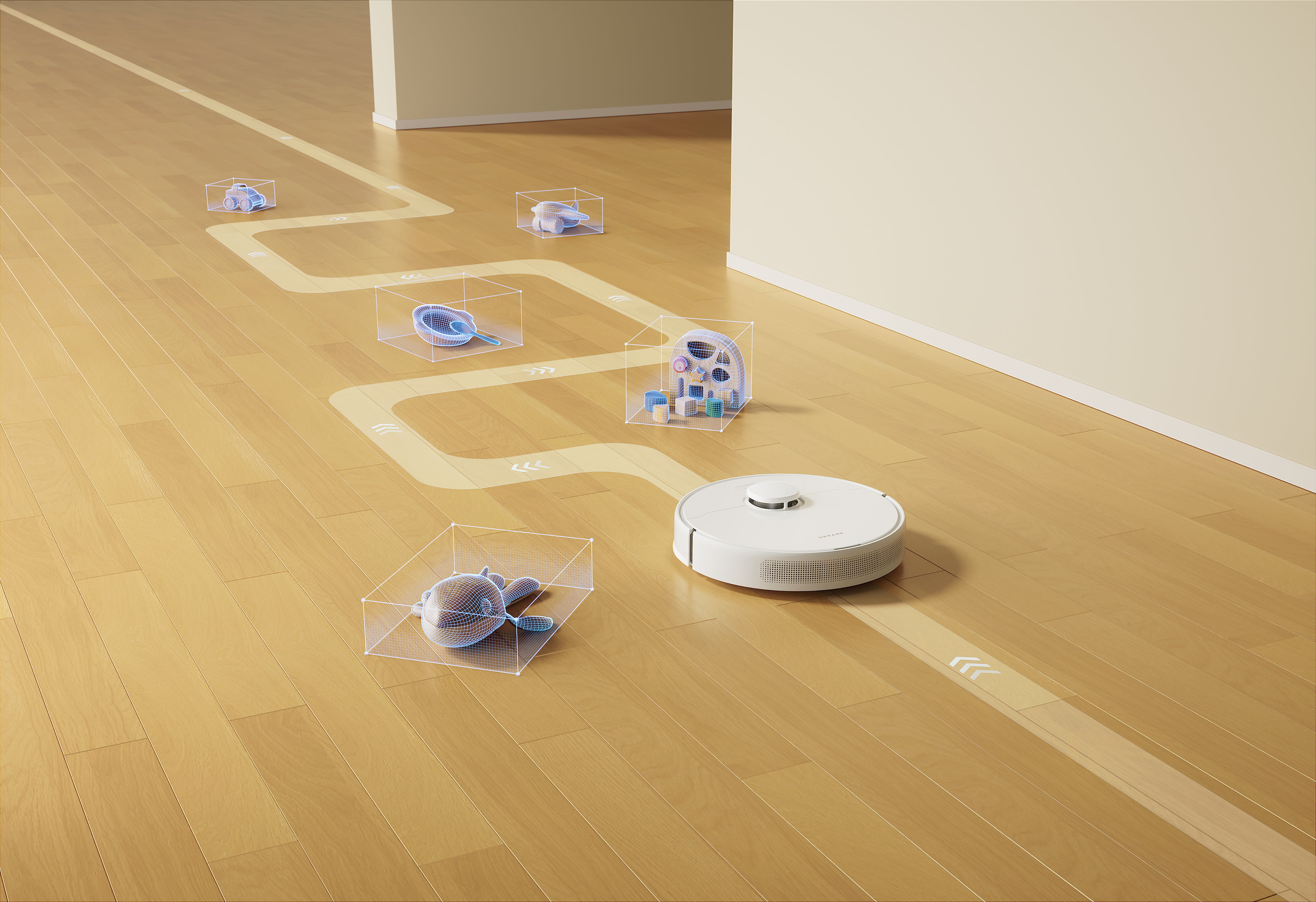 Dreame Max Gen 2 Robot vacuum, 6000PA, Mopping Minimum Dirt, White