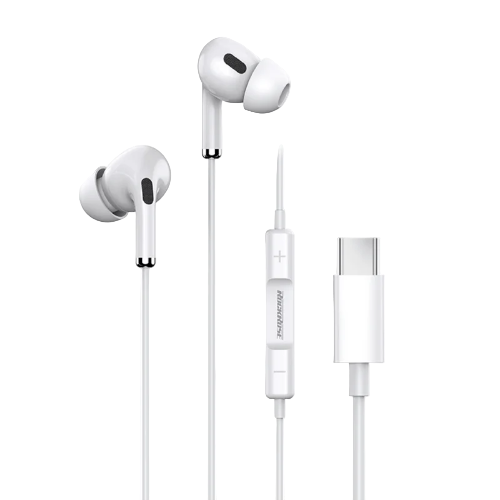 Rockrose Solo TC Neo Type-C In-Ear Earphones, White