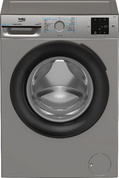 Beko Front Load Washing Machine Inverter A+++, 7KG, 1200Rpm, Grey