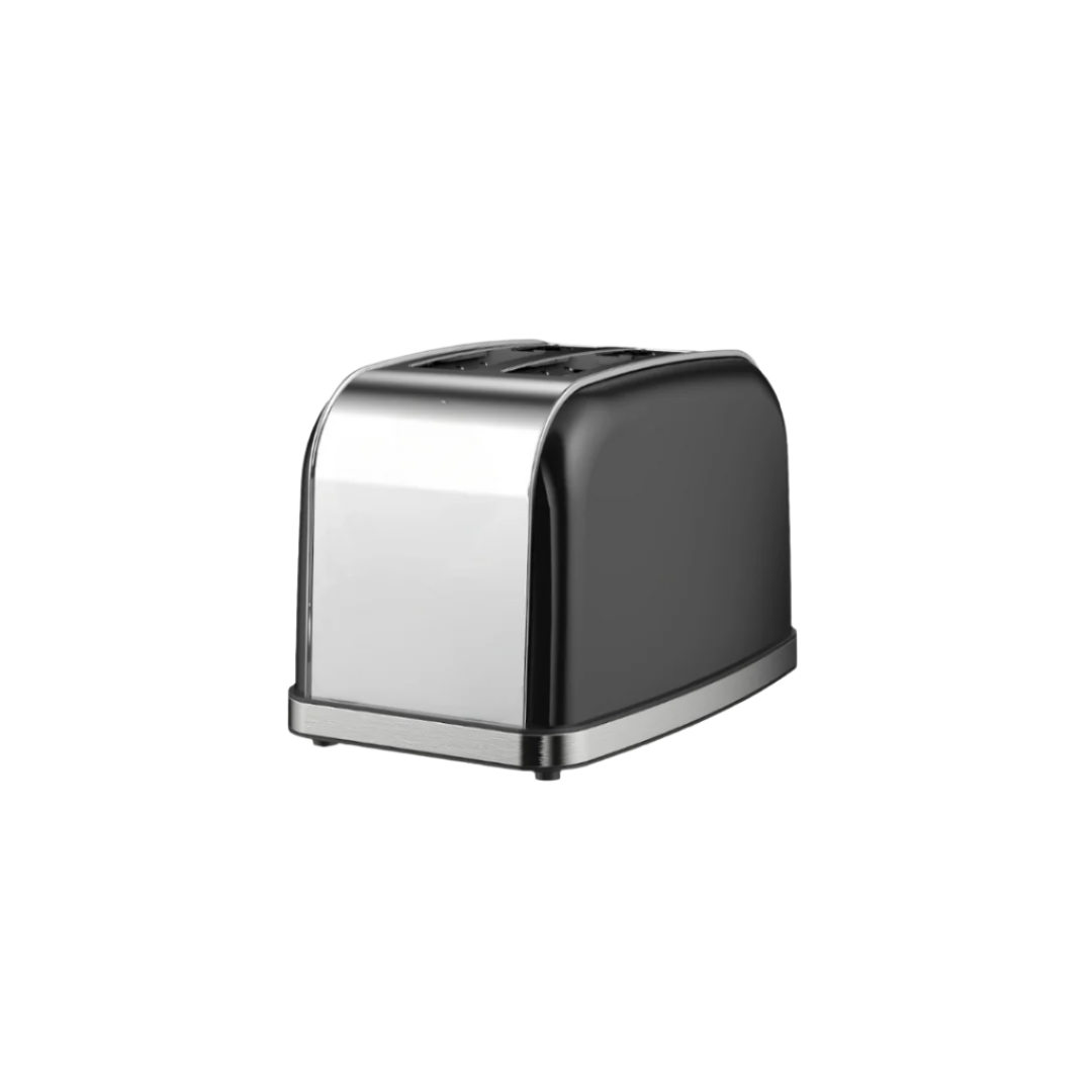 Tekmaz Toaster 2 Slice, 950Watts, 7Browning Setting, Black