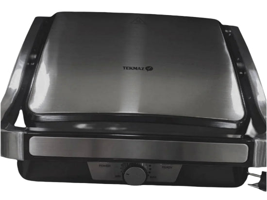 NAS-GS04 / TEKMAZ Grill with garnete open plate 1850 Watt, Steel and black, 180C with safety