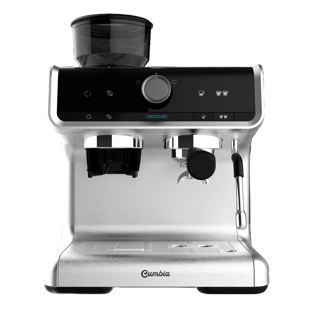 Cecotec Cumbia Espresso Coffee Machine, Espresso 20 Barista Cream, 2.5Lit, 850Watts, Stainless Steel
