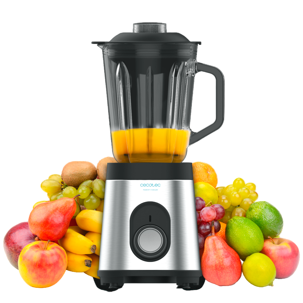 Cecotec Inox Blender, 2Lit, 1000Watts, Black Titanium