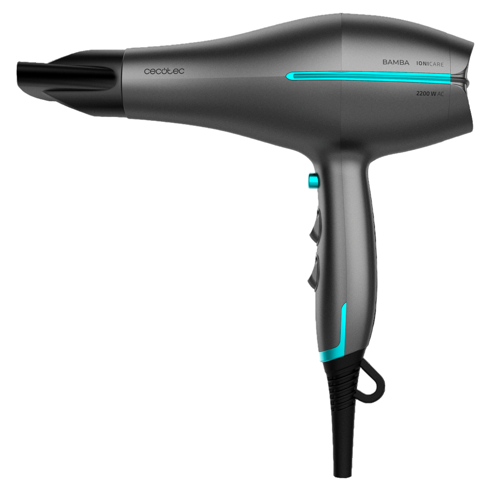 Cecotec Ioni care 5300 Maxi Aura, AC ionic Hair Dryer, 2200Watts, Black