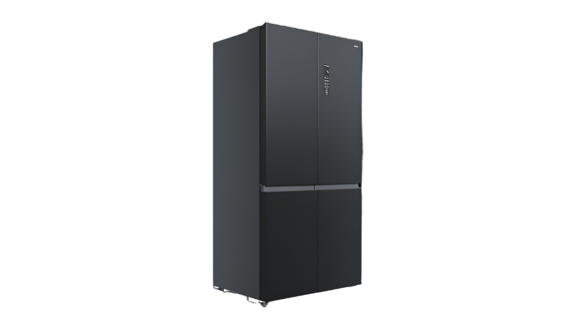 Teka Side by Side Refrigerator Four Door French, 522Lit, Compressor Inverter, Black Steel