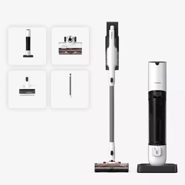 Tineco Upright Vacuum, Pure One Cordless, 2.5Lit, 175WAtts, White