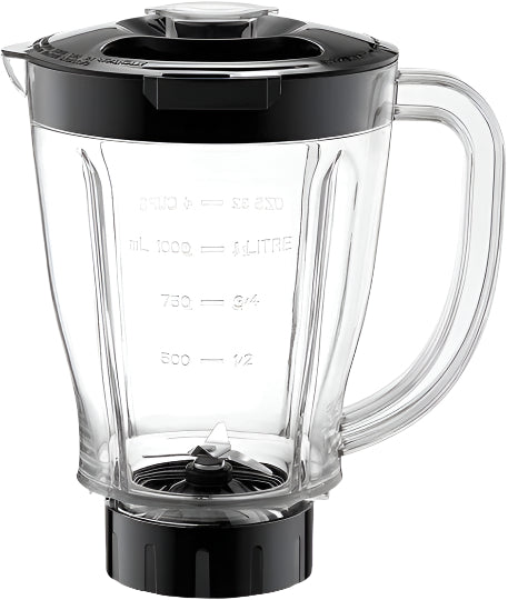 BX365-B5 / Black + Decker B+D_400W Blender with 2 Grinders, Black 400 / 1.5L / 3