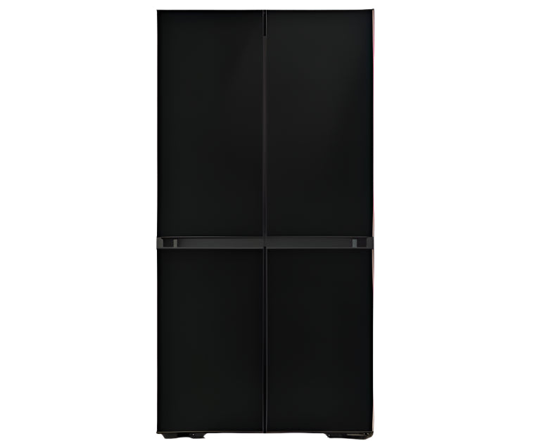 Samsung BESPOKE T Style Side by Side Refrigerator, 602Lit, Black Glass French Door