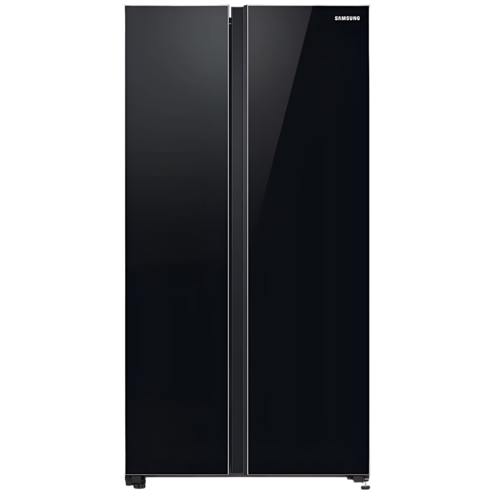 Samsung Side by Side Refrigerator A++, SmartThings & Wifi, Metal Cooling Duct, 647Lit, Clean Black