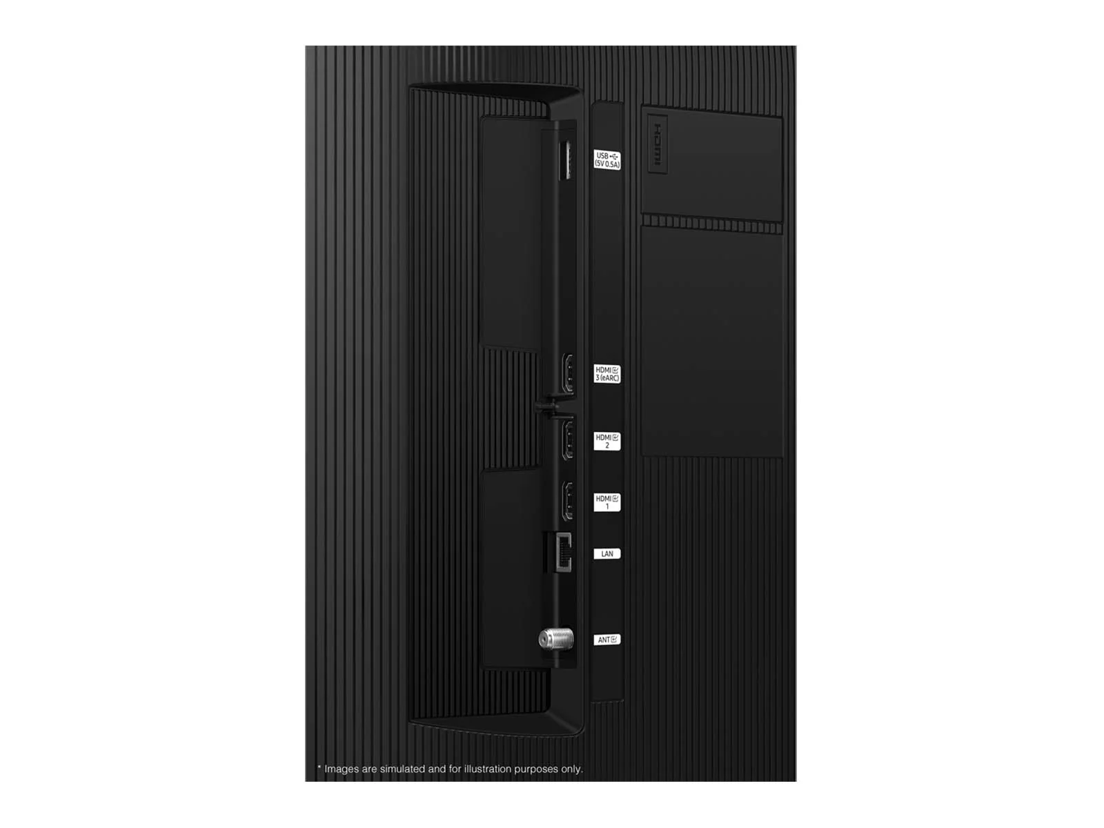 Samsung LED TV 65Inch Smart TV, QLED 4K, 3HDMI & 2USB, Satellite Built-in, Wi-Fi, HD