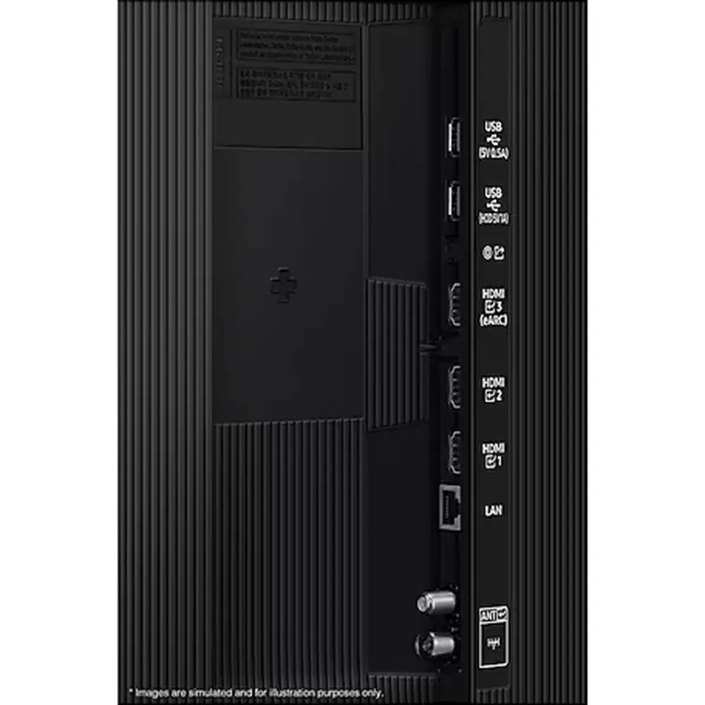 Samsung LED TV 75Inch, Smart, QLED 4K, Q4 AI Processor, 3HDMI & 2USB, Satellite Built in