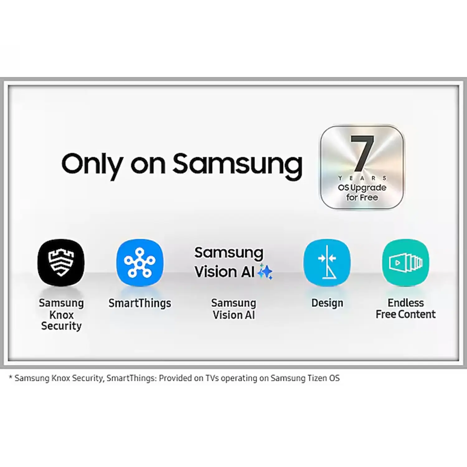 Samsung LED TV 75Inch, Smart, QLED 4K, Q4 AI Processor, 3HDMI & 2USB, Satellite Built in