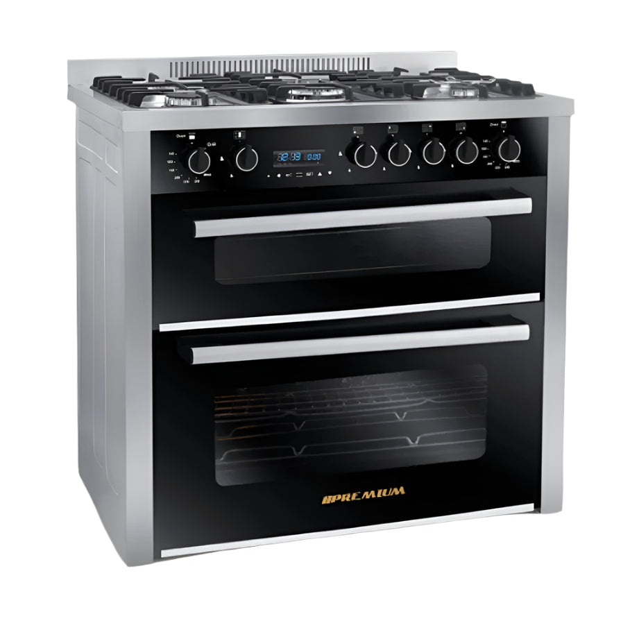 Unionaire Gas Cooker, 5Burners, Black
