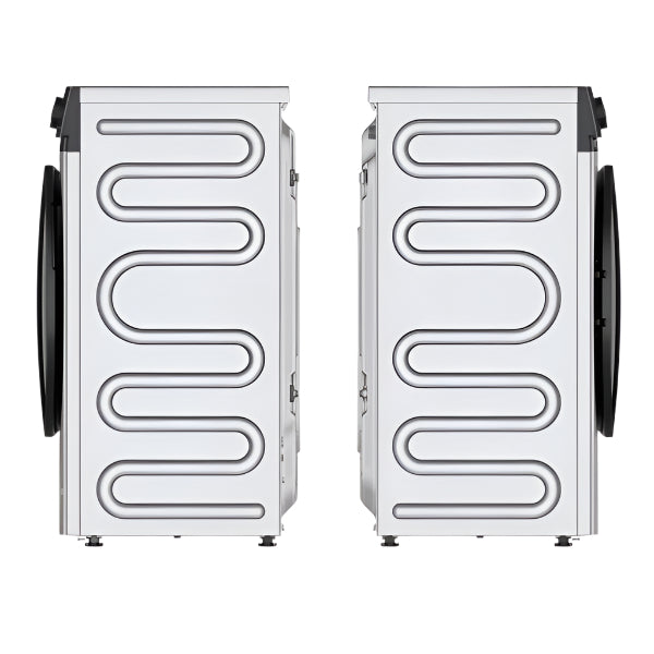 Samix Front Load Washing Machine, 8KG, 1400Rpm, Silver