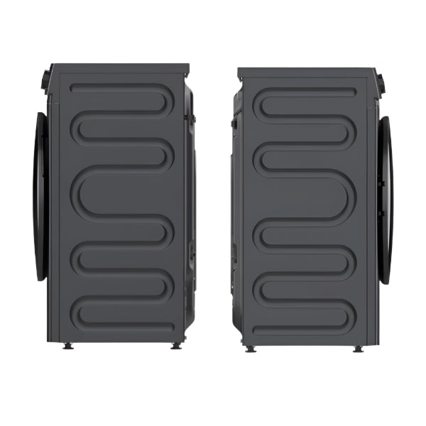 Samix Front Load Washing Machine, 8KG, 1400Rpm, Black