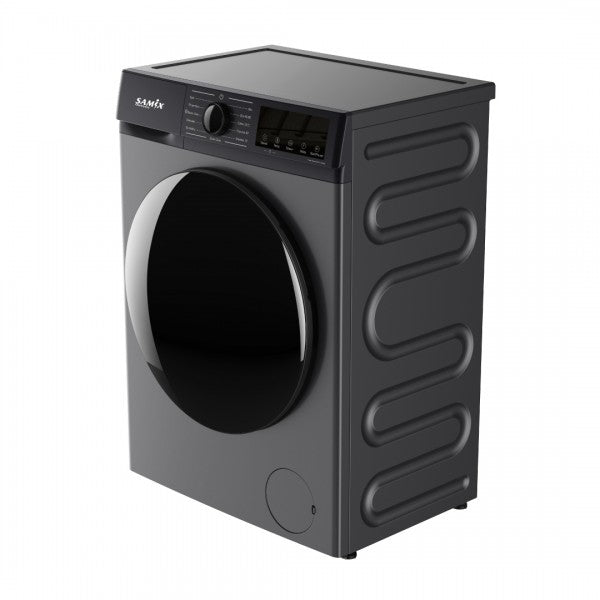 Samix Front Load Washing Machine, 10KG, 1400Rpm, Black