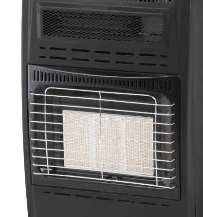 Samix Gas Heater Full Safety, 3 Burners, Black