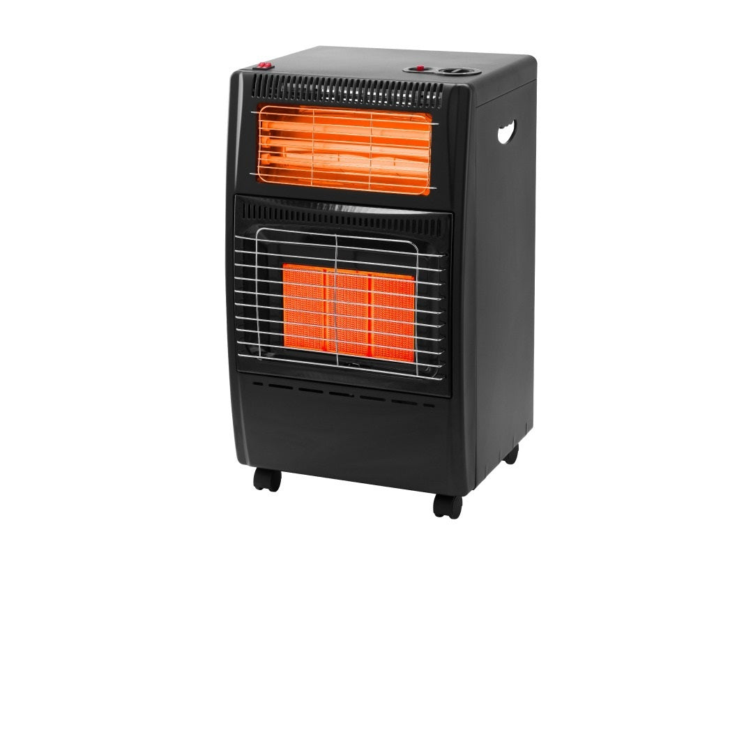 Samix Gas Heater 3 Burners, Electrical, 1200 Watts, Black