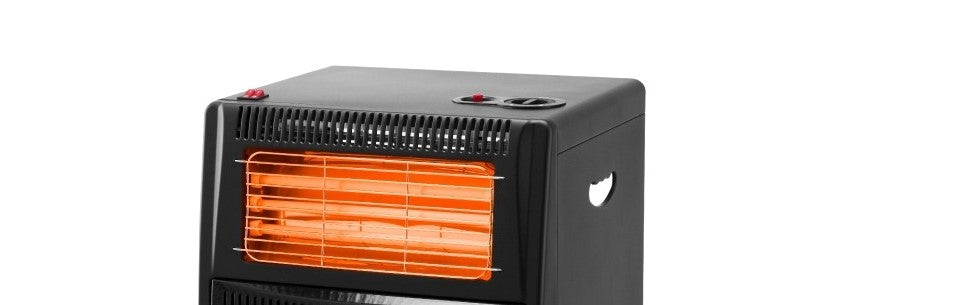 Samix Gas Heater 3 Burners, Electrical, 1200 Watts, Black