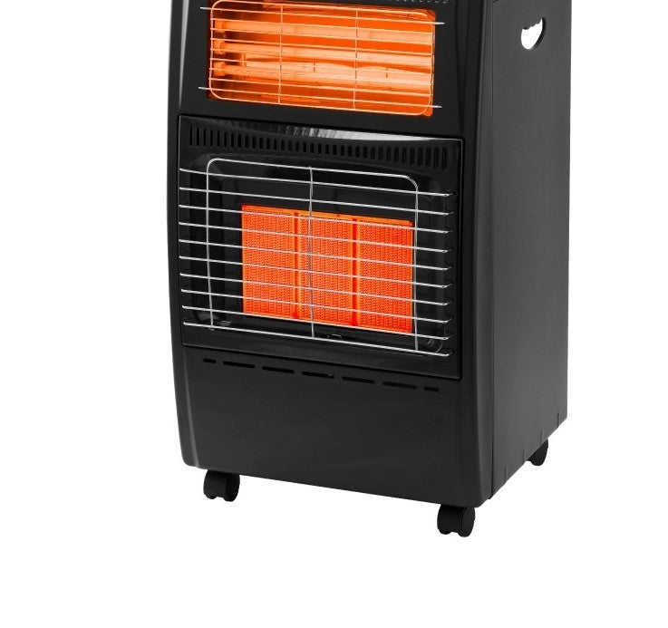 Samix Gas Heater 3 Burners, Electrical, 1200 Watts, Black