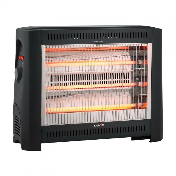 Samix Electrical Led Heater with Fan, 2100Watts, Black