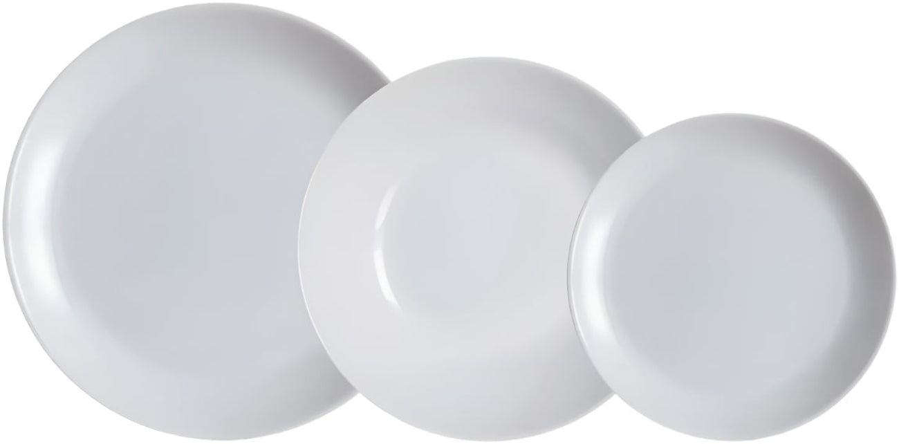 Luminarc Temp DIWALI, 26Pcs Dinner Set, White