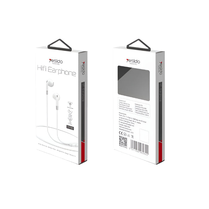 YH30/Yesido Hifi EarPhone Earphone / Black / Wired