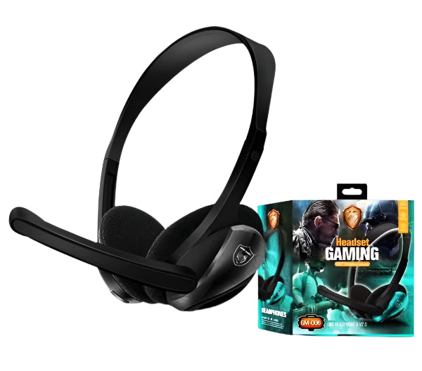 GM-006/Gaming Headset 360° Vibration Sound HEADPHONE / Black / Wired