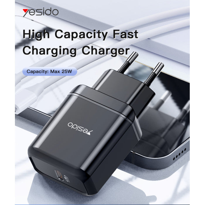 Yesido Uk Pd25W Fast Charging Travel Charge