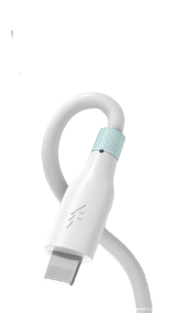 TOTU Cable Fast Charging, USB-C To Lightining, 1.2Mm, 27Watts, White