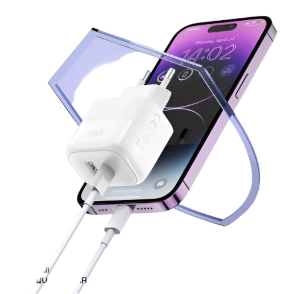 XO Wall Quick Charger, 20Watts, White