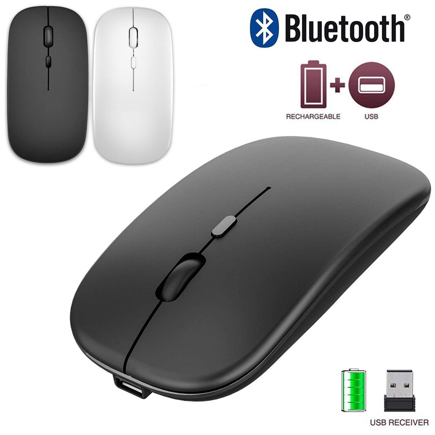 m2 /HAING WIRELESS MOUSE 2.4G MOUSE / Black / WIRELESS