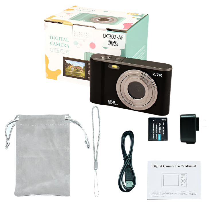 SHT Digital Camera, 8Million Pixel CMOS sensor, LCD 2.8Inch, Built in Microphone, Multicolor