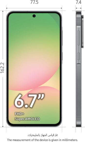 Samsung Galaxy A56 5G, 12GB & 256GB, 6.7Inch, 5000Mah, Black